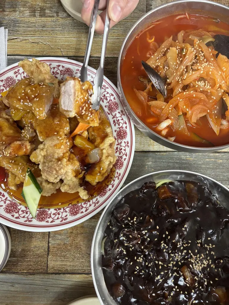 고려반점 우리가 주문한 메뉴